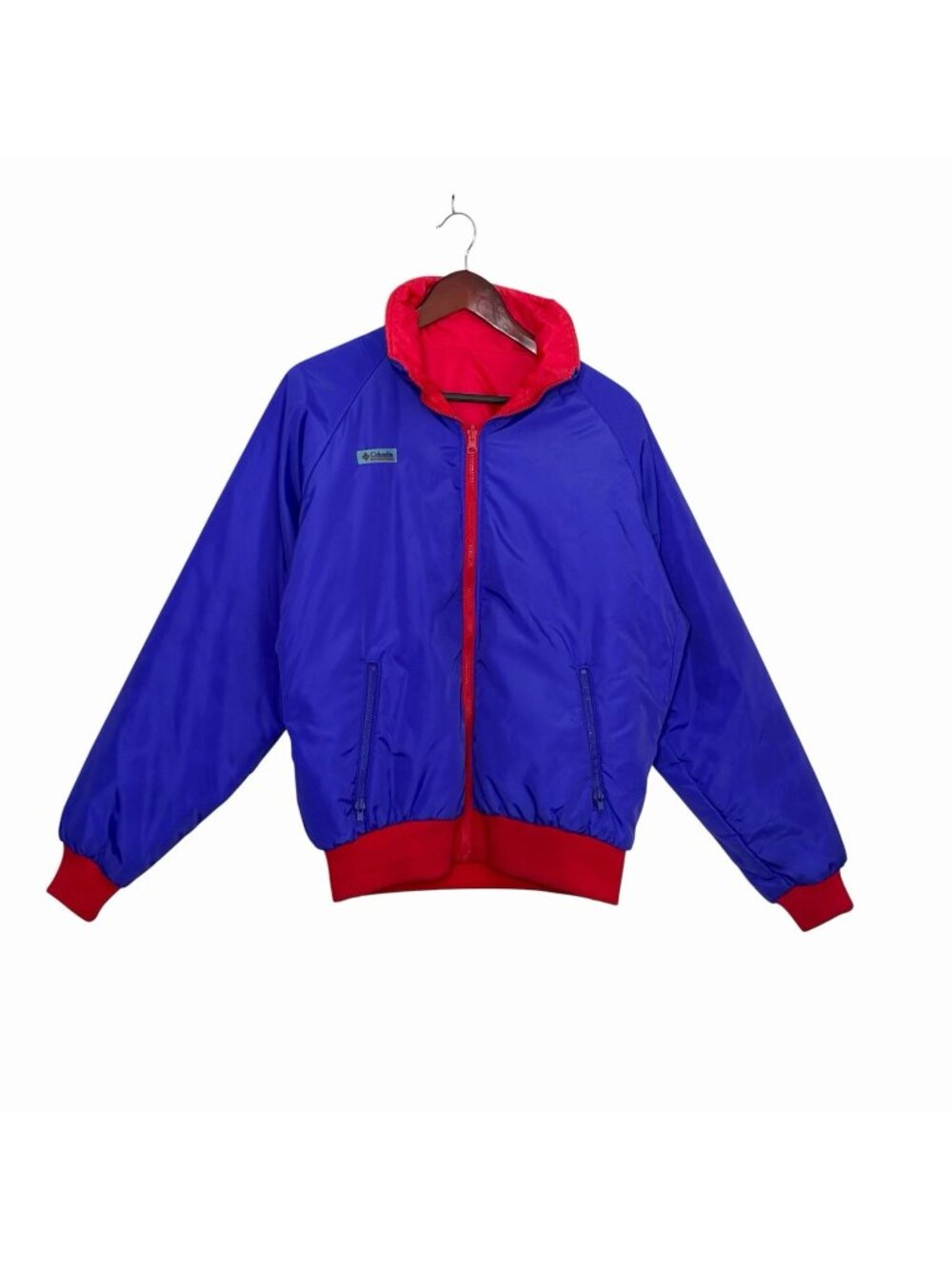 Vintage Columbia Jacket Reversible Bomber Jacket 90s Men’s M